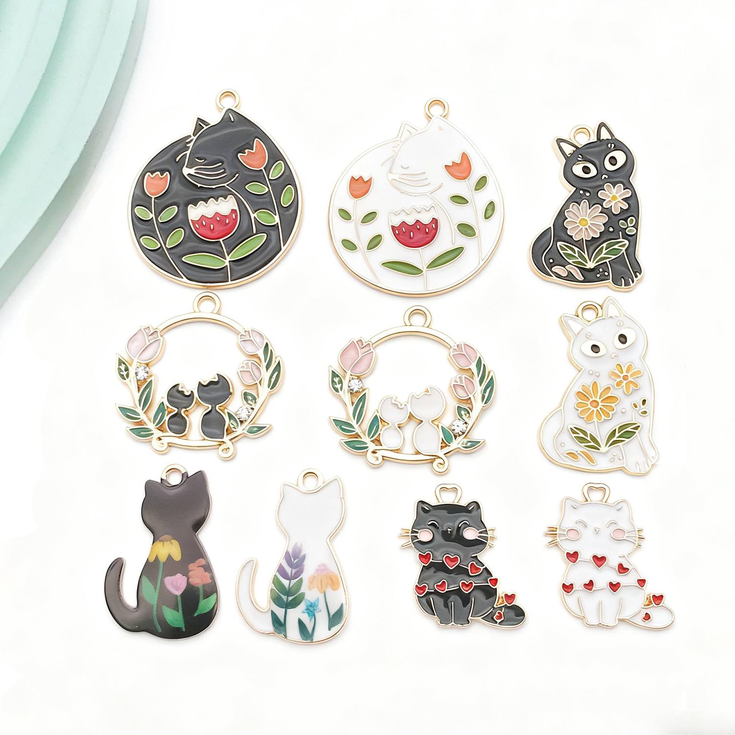 5/10pcs Resin Popular Cat Char - Resin Craft Kit avis et prix