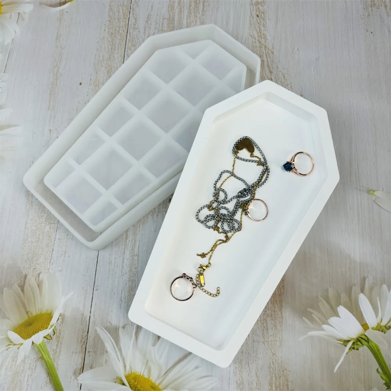 Halloween Coffin Resin Mold Tr - Serving Tray Mold avis et prix