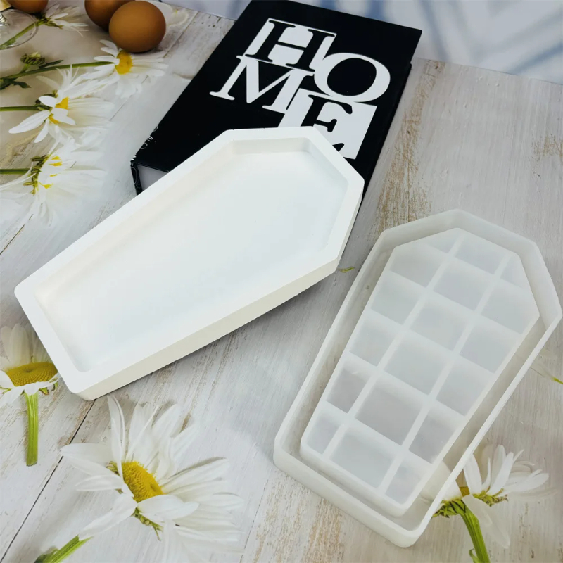 Halloween Coffin Resin Mold Tr - Serving Tray Mold avis et prix