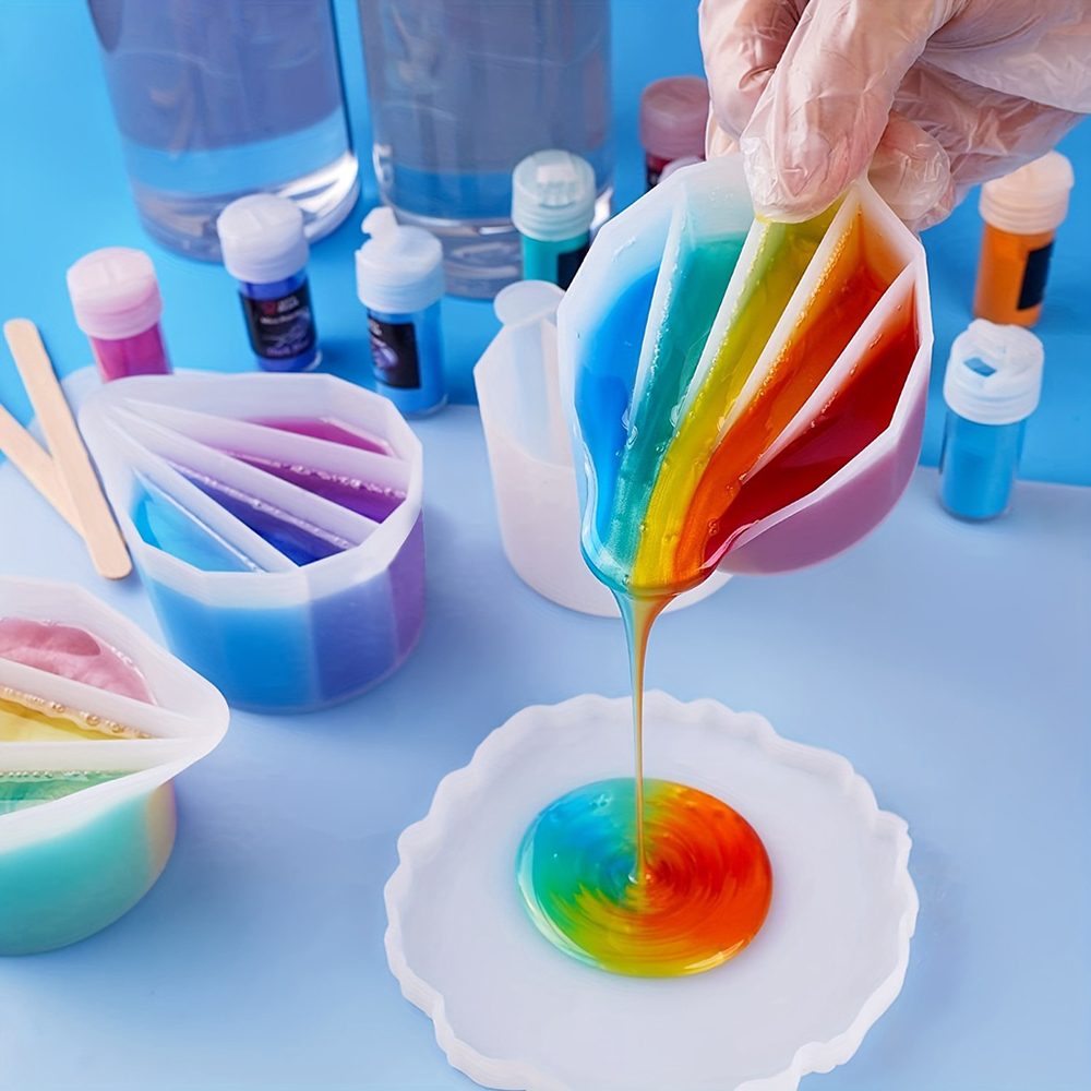 2/3/4/5 Grids Silicone Split C - Mixing Cup Silicone avis et prix