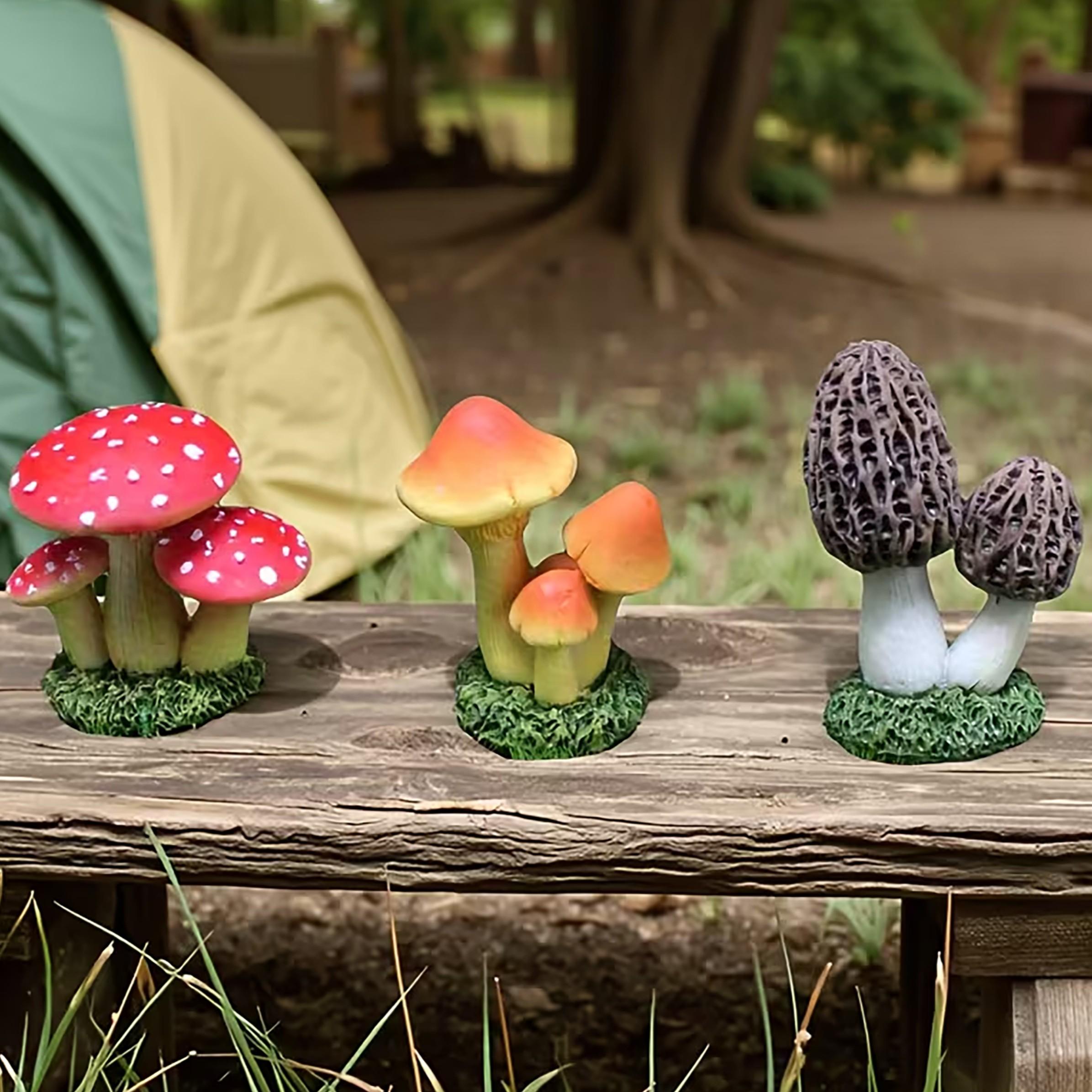 1 Set of 3pcs Artificial Mushr - Terrarium Moss Art avis et prix