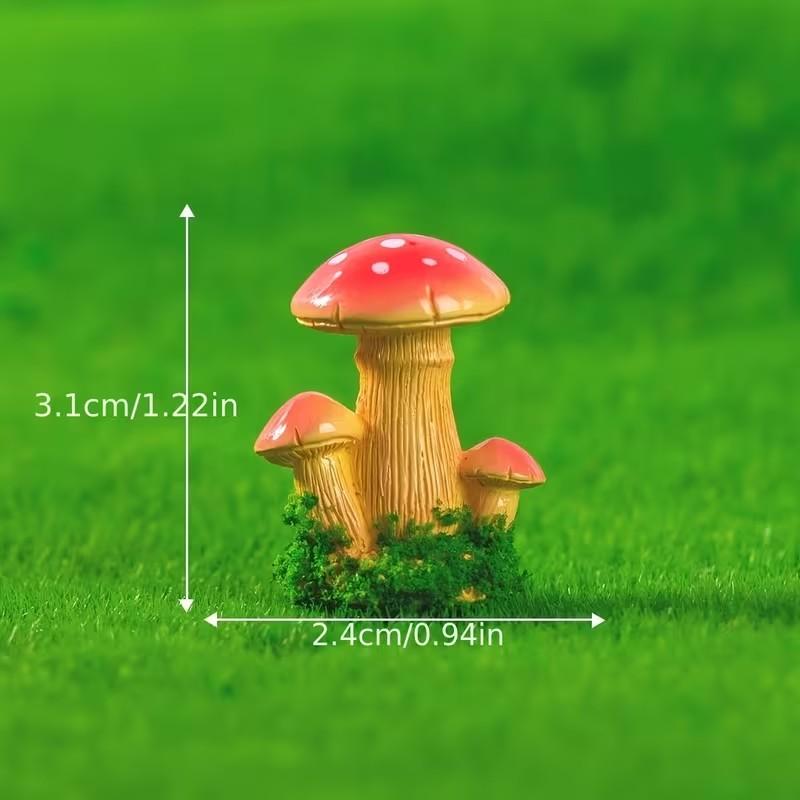 1 Set of 3pcs Artificial Mushr - Terrarium Moss Art avis et prix