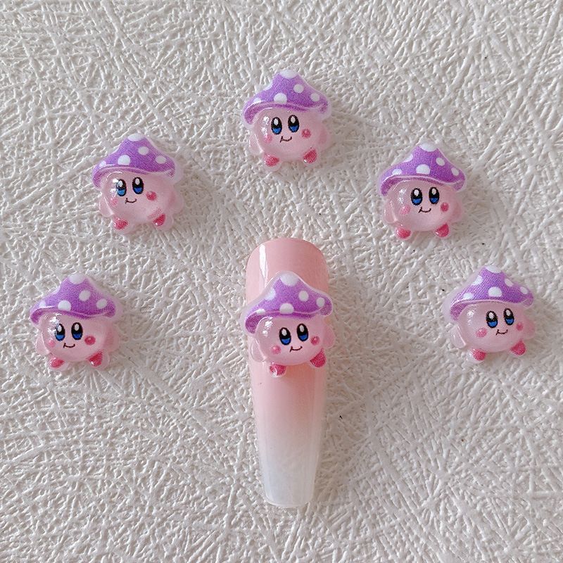 2/10/20pcs Kirby Nail Charms 3 - Resin Crafts avis et prix