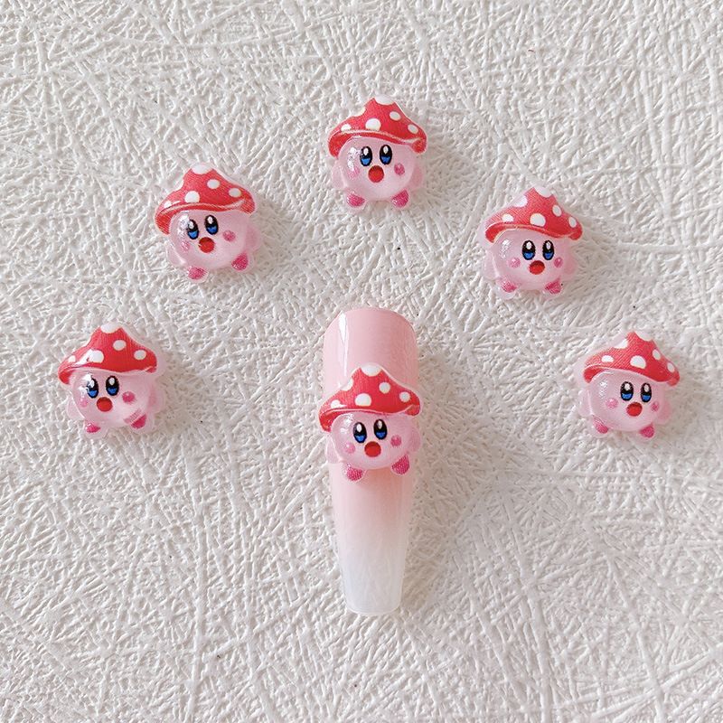 2/10/20pcs Kirby Nail Charms 3 - Resin Crafts avis et prix