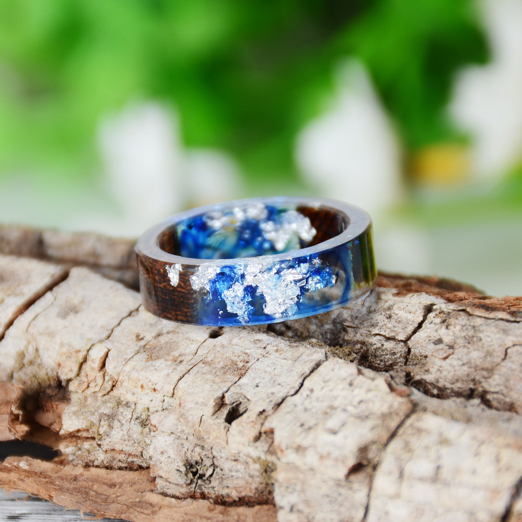 Creative Wooden Resin Ring for - Dried Flower Bulk avis et prix
