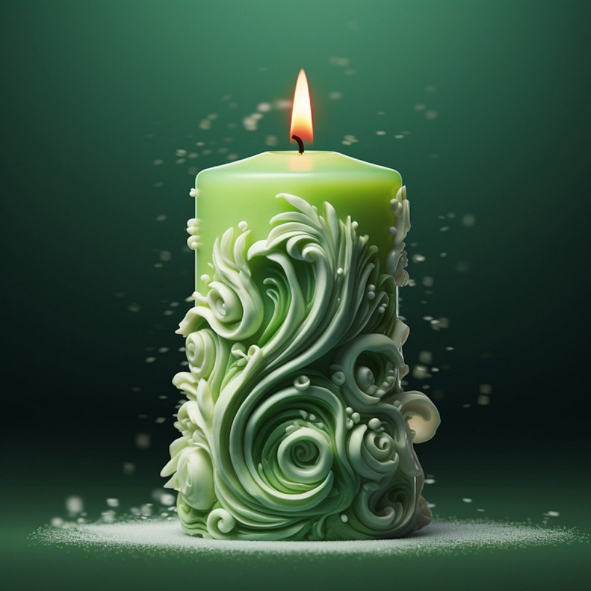 geometry Carved Cylindrical Si - Resin Ocean Wave Mold avis et prix