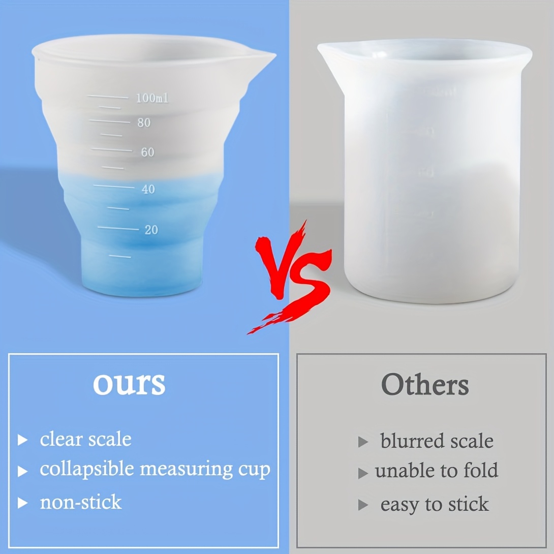 50-500ml Foldable Silicone Mea - Mixing Cup Silicone avis et prix