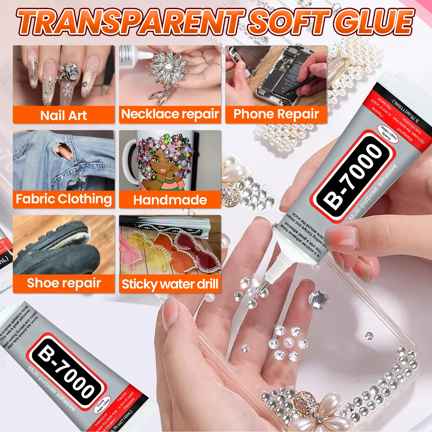 Super Glue B-7000 Loolifl 1-10 - Resin Crafts avis et prix