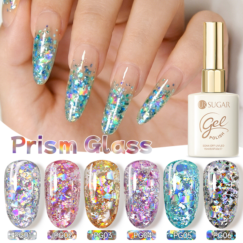 UR SUGAR 6PCS Chunky Glitter G - Resin Glitter Pack avis et prix