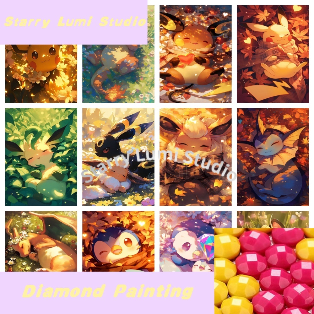 Cartoon Pokemon Pikachu Chariz - Resin Craft Kit avis et prix