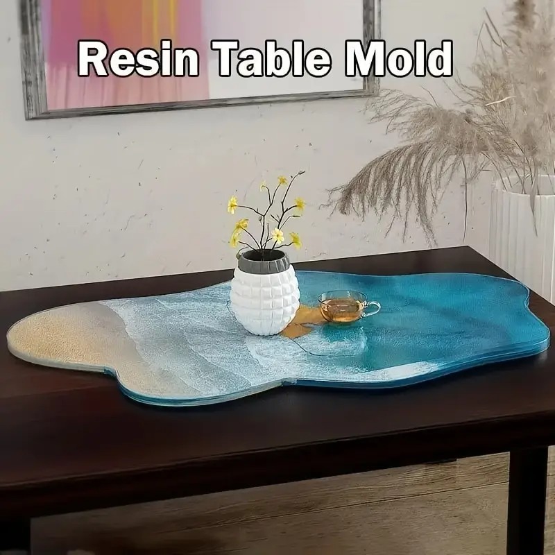 Large 61cm Irregular tray epox - Resin Ocean Wave Mold avis et prix
