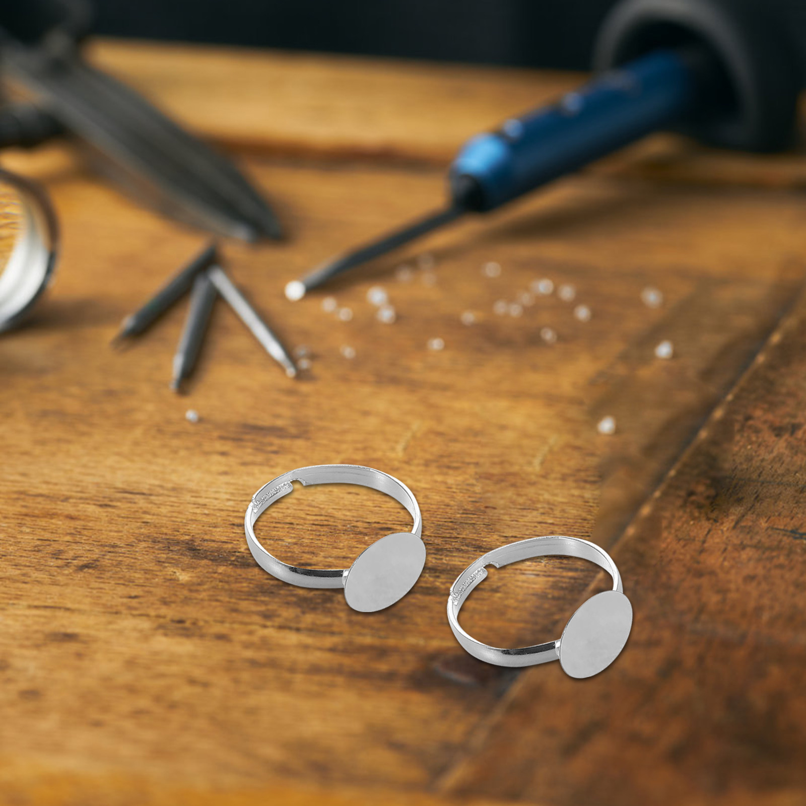 20Pcs Adjustable Blank Ring Fi - Resin Crafts avis et prix