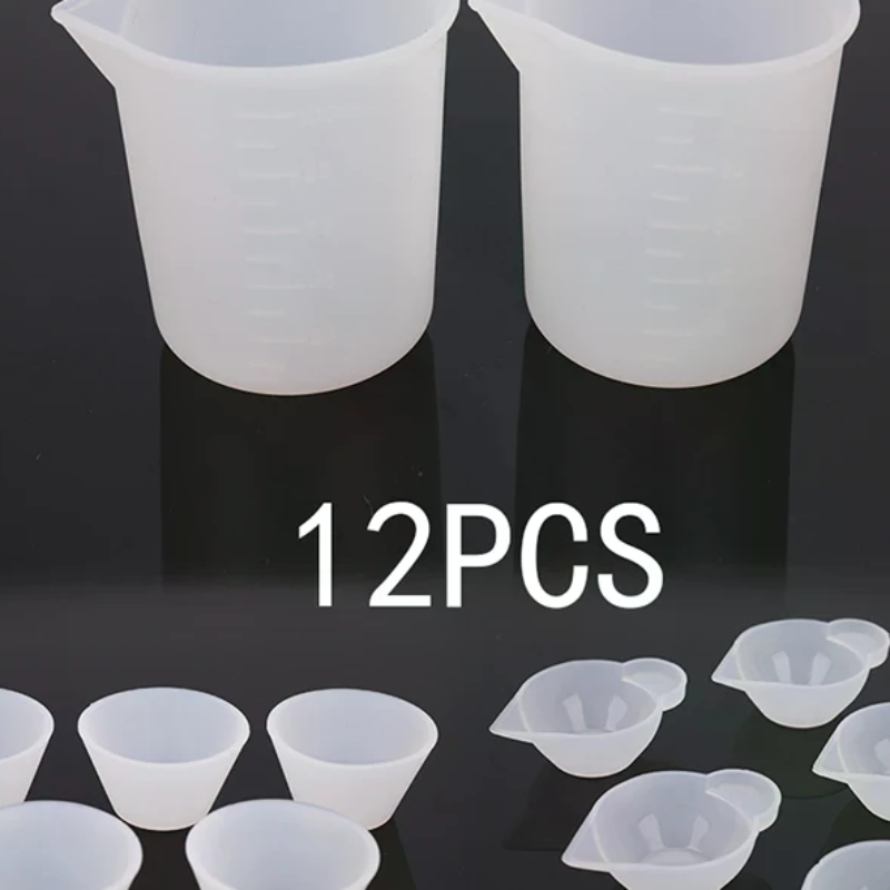 12Pcs Silicone Mixing Measurin - Mixing Cup Silicone avis et prix