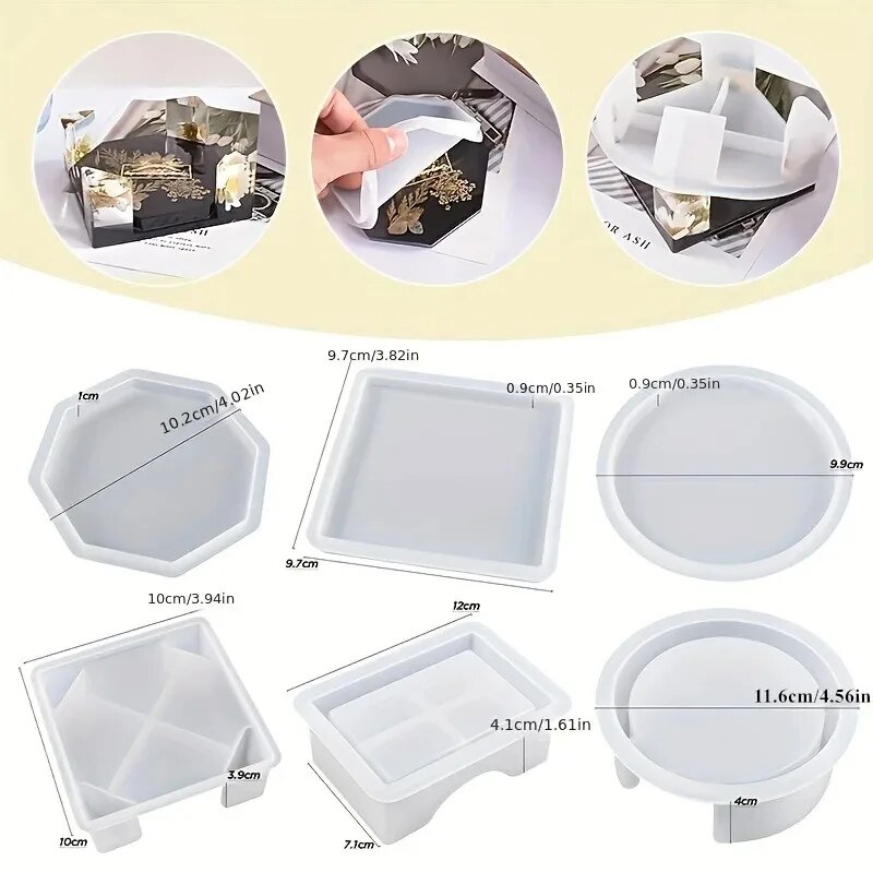 Coaster Resin Molds Set Includ - Serving Tray Mold avis et prix