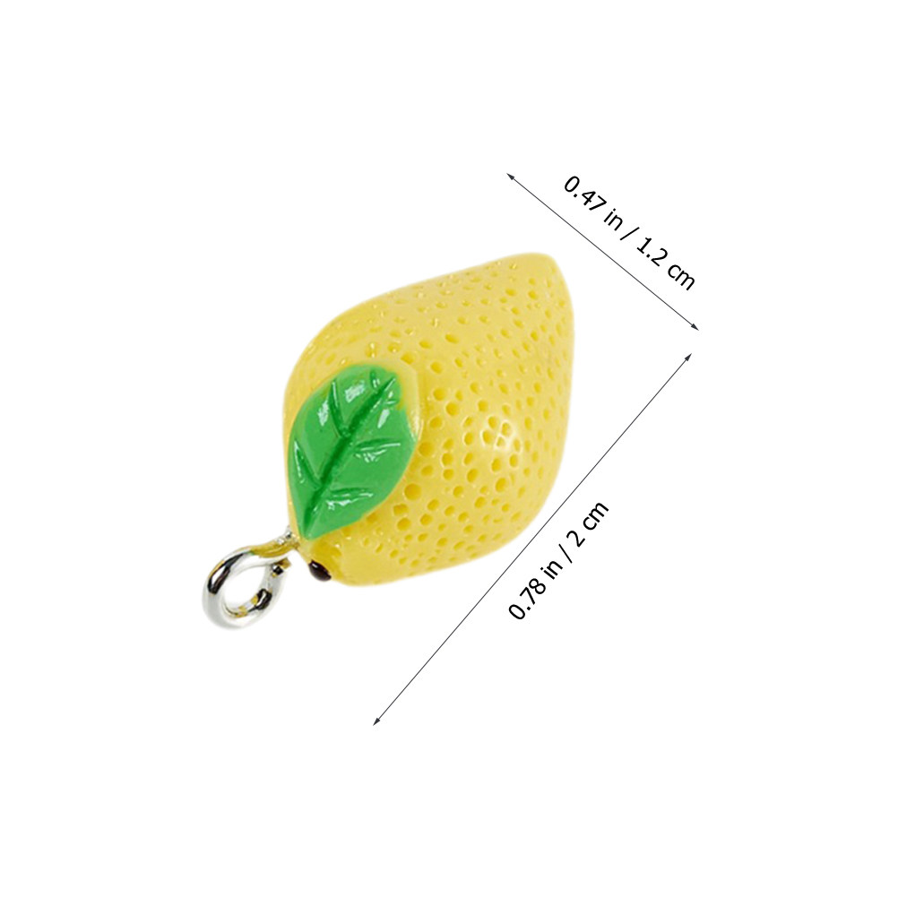 10Pcs Mini Lemon Charms Resin  - Resin Crafts avis et prix