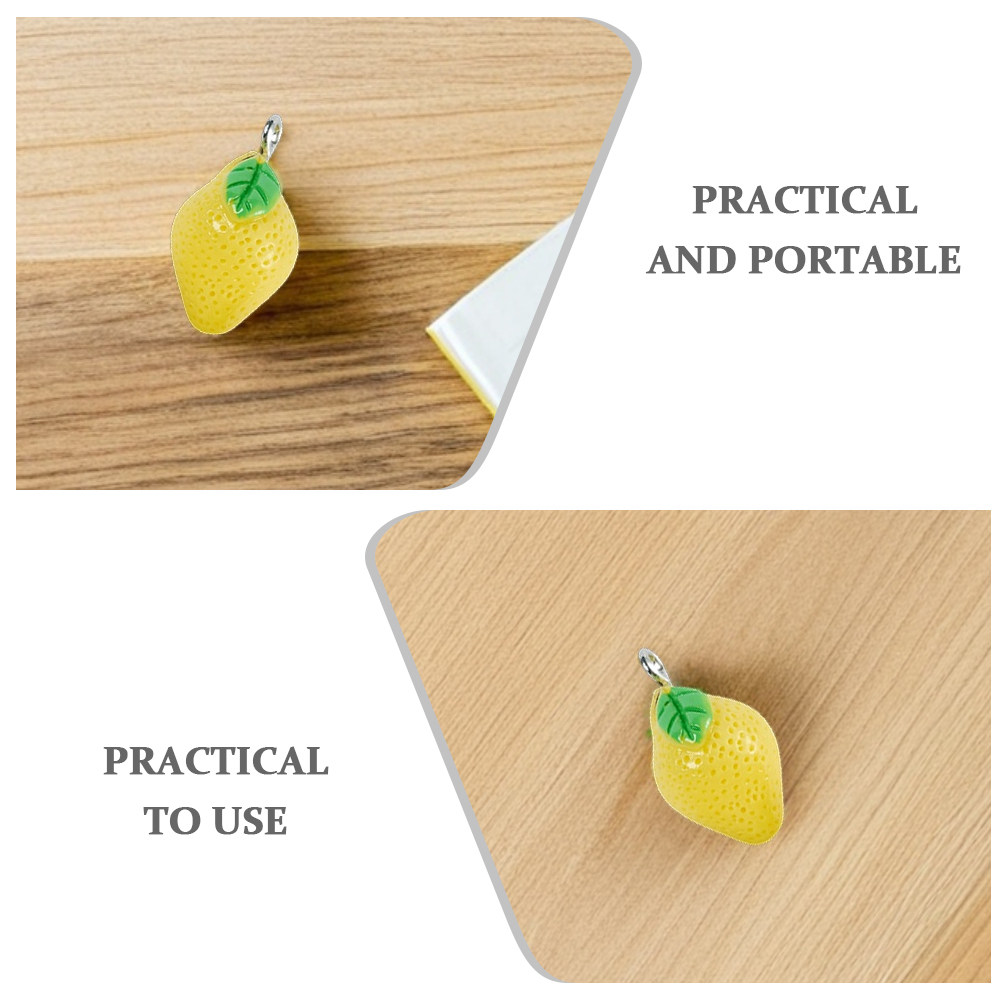 10Pcs Mini Lemon Charms Resin  - Resin Crafts avis et prix