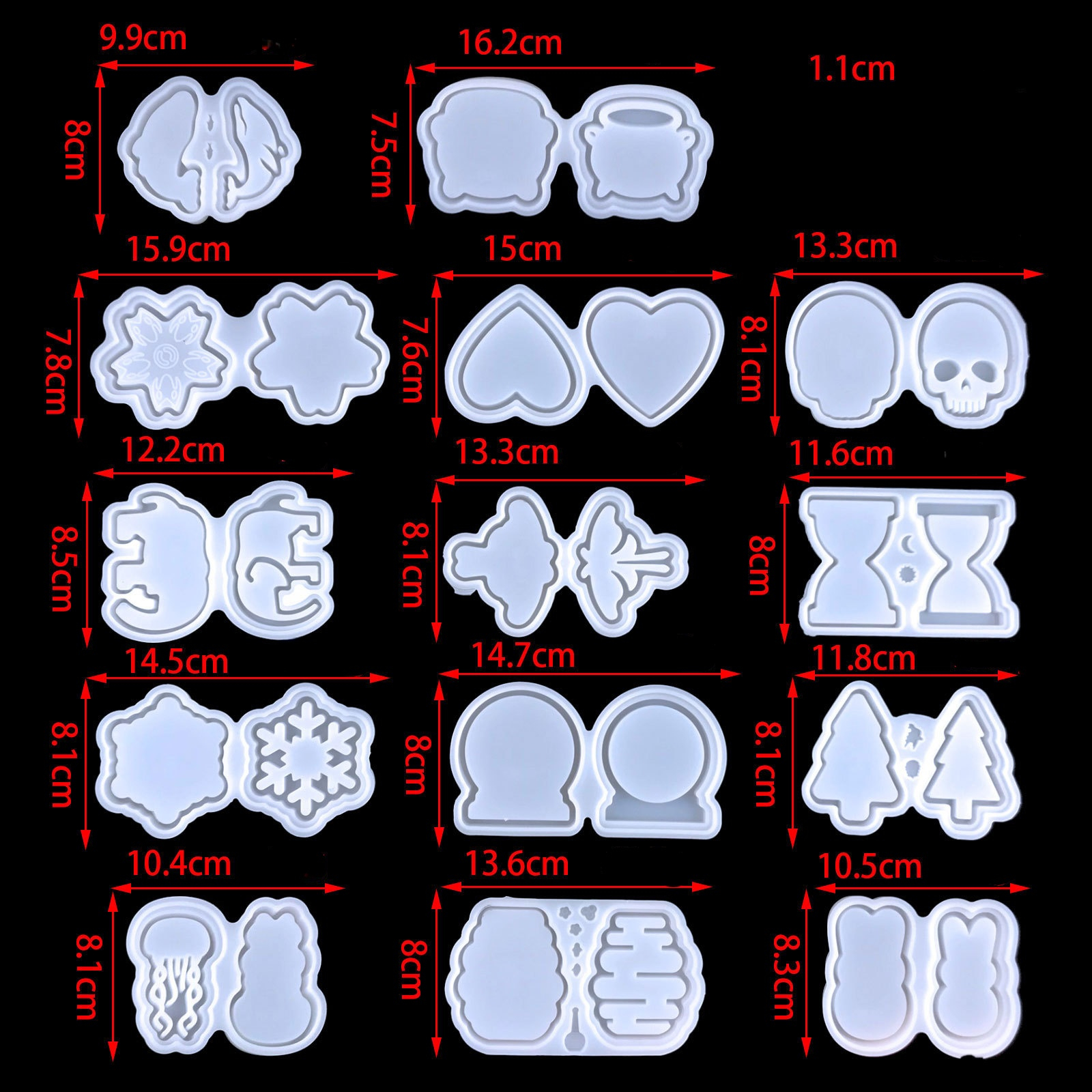 DIY Shaker Mold Silicone Epoxy - Resin Ocean Wave Mold avis et prix