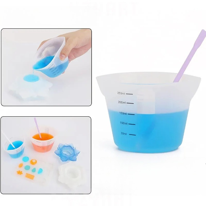 1pc Creative Simple 500ml /250 - Mixing Cup Silicone avis et prix