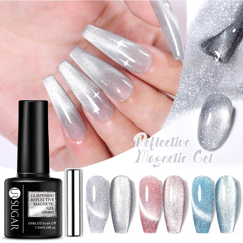 UR SUGAR 4PCS Glitter Cat Magn - Resin Glitter Pack avis et prix