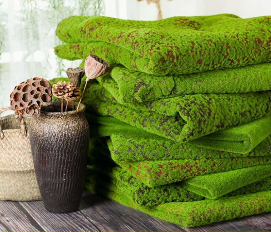 50X50cm Artificial Grass Rug F - Terrarium Moss Art avis et prix