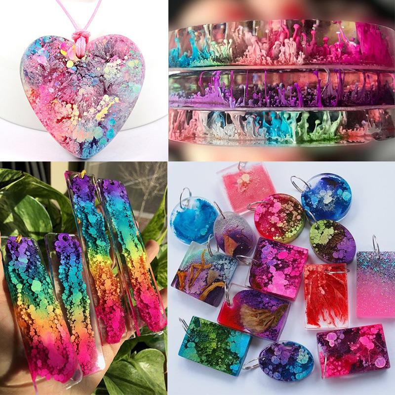 24 Color 10ml Art Ink Alcohol  - Resin Dye Alcohol avis et prix