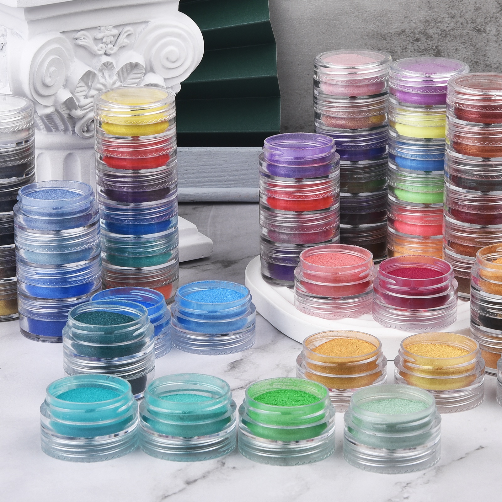 6 Colors/Set Pearlescent Powde - Resin Pigment Set avis et prix