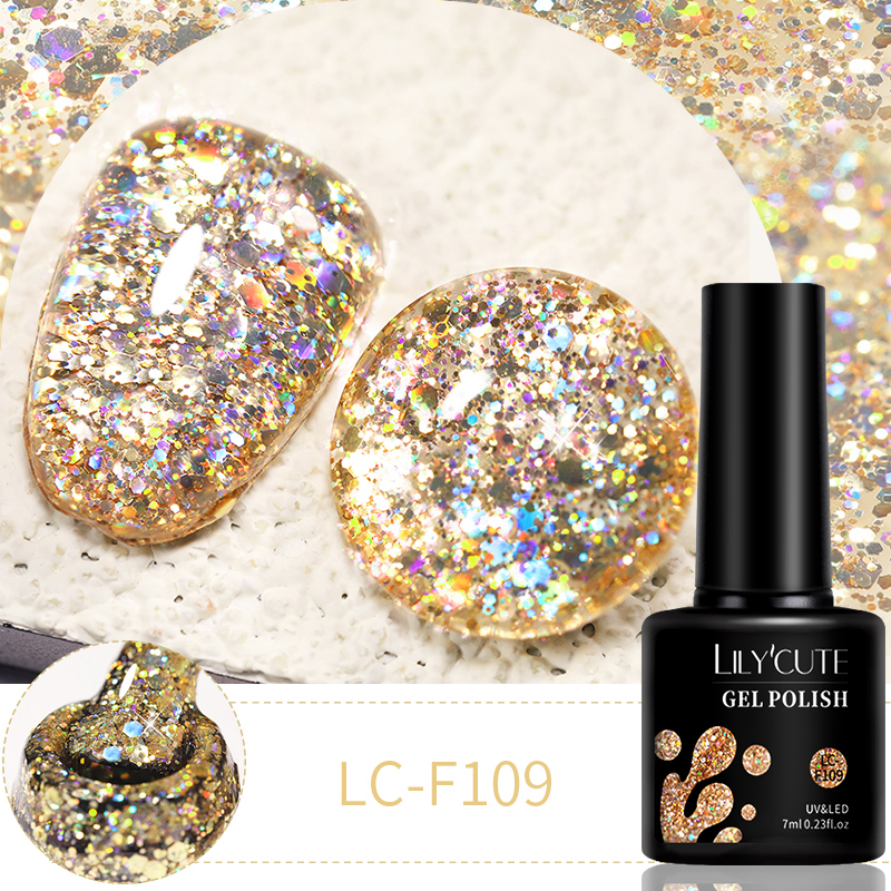 LILYCUTE 7ml 6Pcs/Set Glitter  - Resin Glitter Pack avis et prix