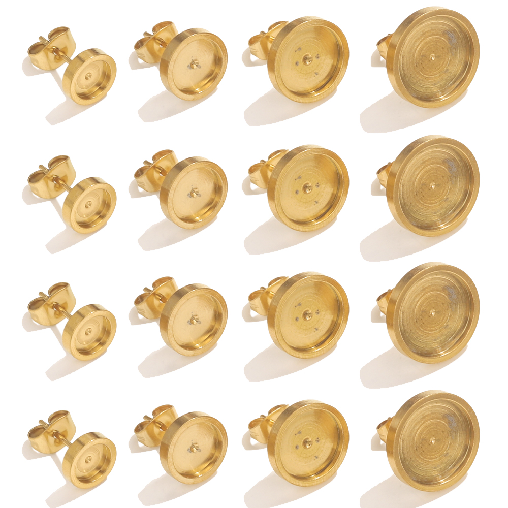 10pcs Stainless Steel Gold Ear - Resin Craft Kit avis et prix
