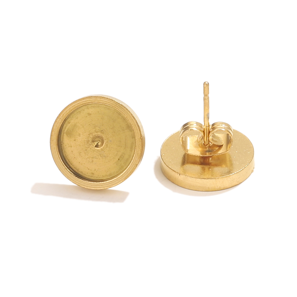 10pcs Stainless Steel Gold Ear - Resin Craft Kit avis et prix