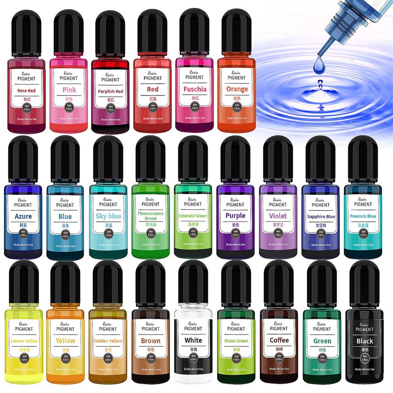 24 Color Art Ink Alcohol Resin - Resin Dye Alcohol avis et prix