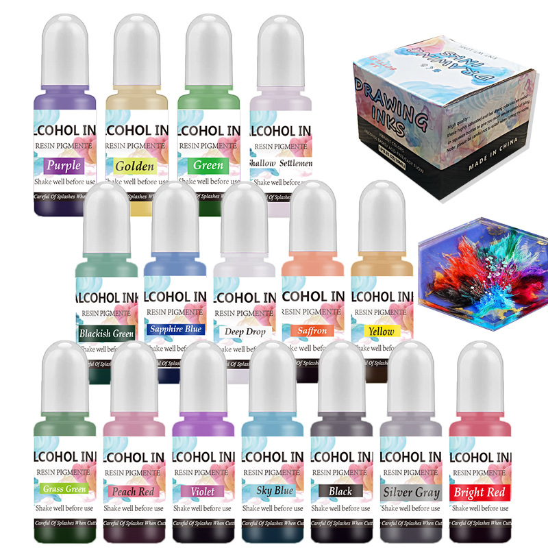 A Set Ink Alcohol Resin Pigmen - Resin Dye Alcohol avis et prix