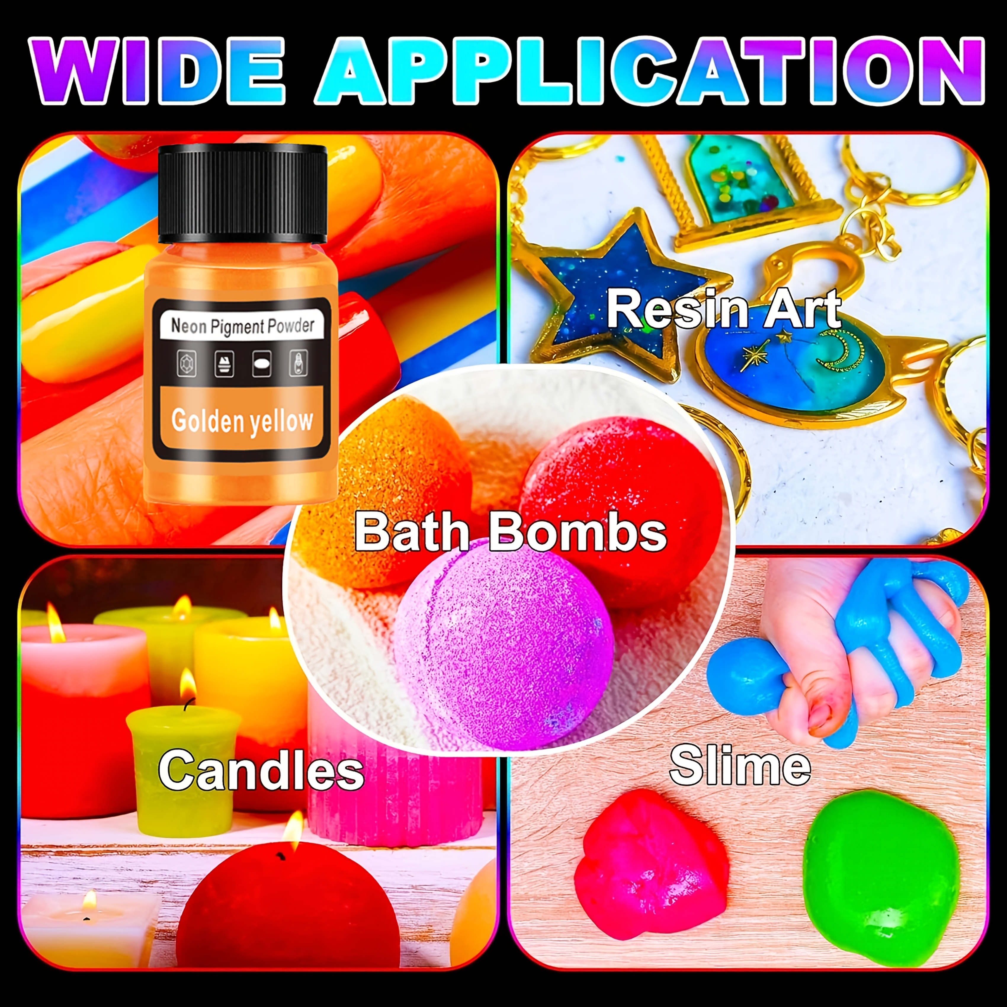 Fluorescent Powder/Neon Resin  - Resin Pigment Set avis et prix